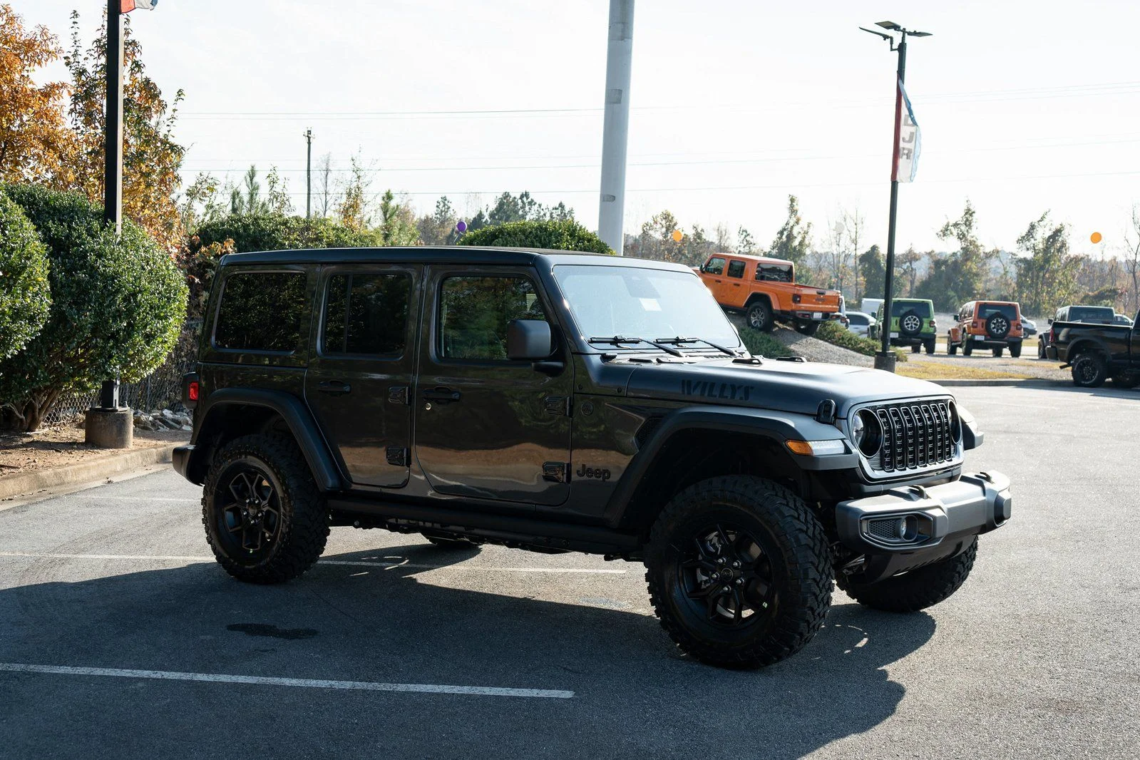 New 2026 Granite Crystal Metallic Clear-Coat Exterior Paint Jeep Willys image 12