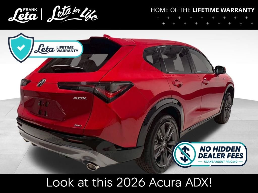 New 2026 Milano Red Acura w/A-Spec Package image 6