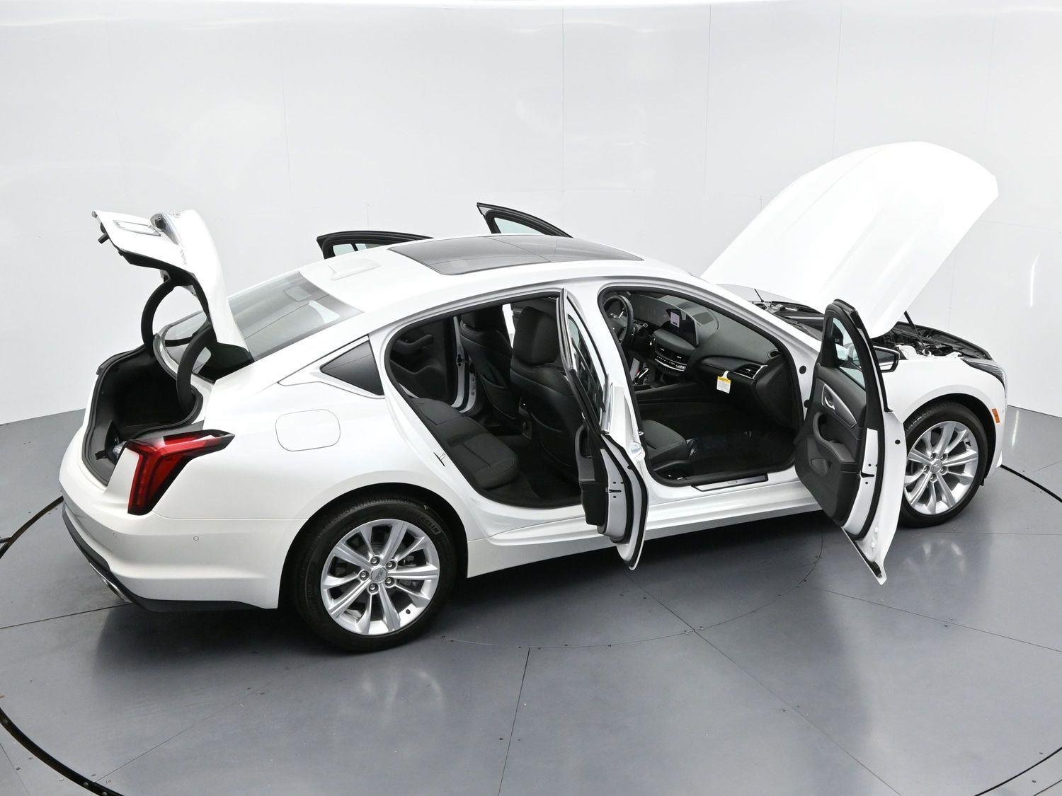 Used 2025 Crystal White Tricoat Cadillac Premium Luxury image 43