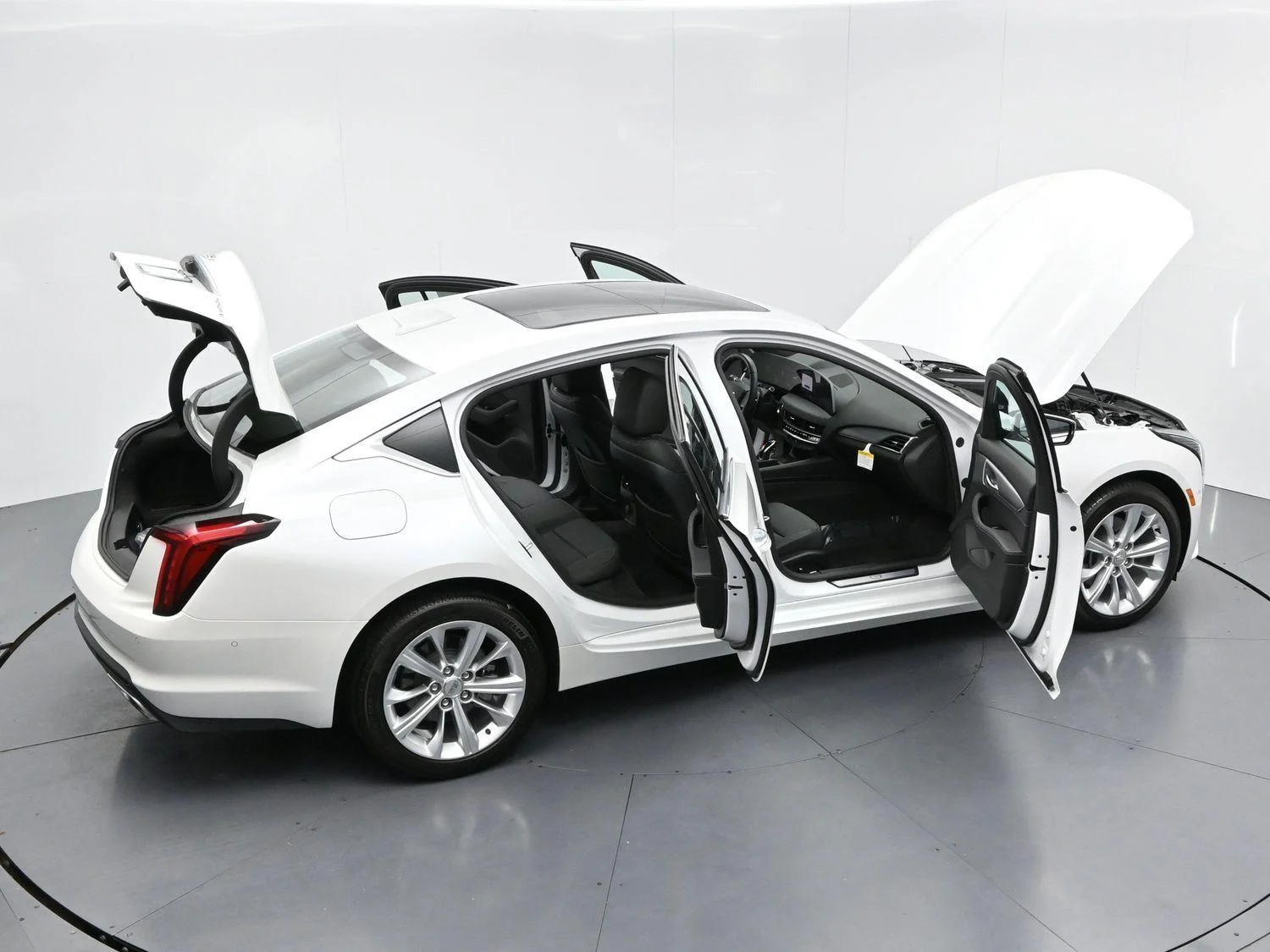 Used 2025 Crystal White Tricoat Cadillac Premium Luxury image 43