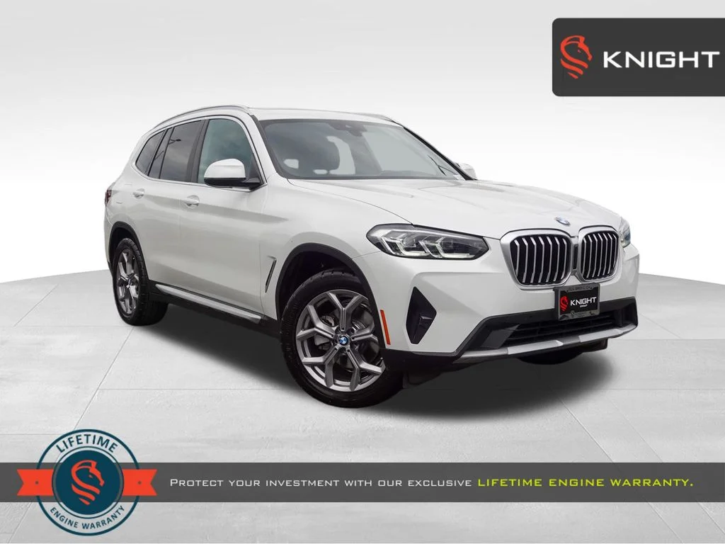Used 2023 White Metallic BMW sDrive30i image 1