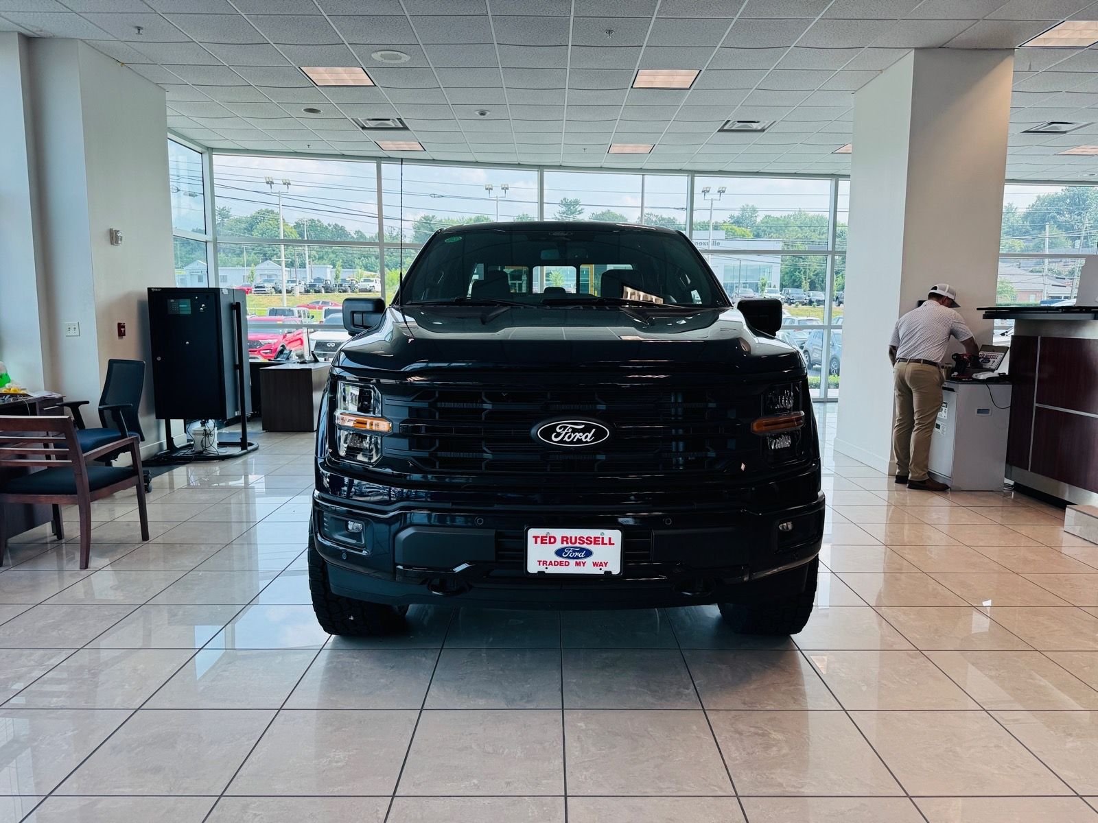 New 2026 Antimatter Blue Metallic Ford XLT image 2