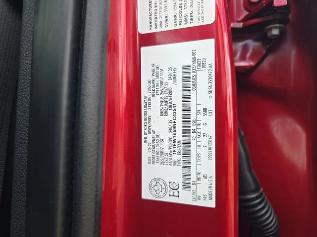 Used 2022 Red Ford XLT image 29