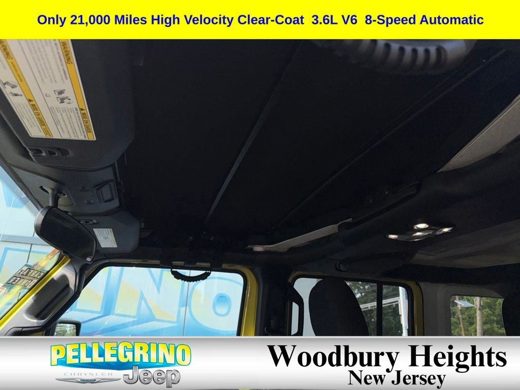 Certified Used 2022 Yellow Jeep Unlimited High Tide image 18
