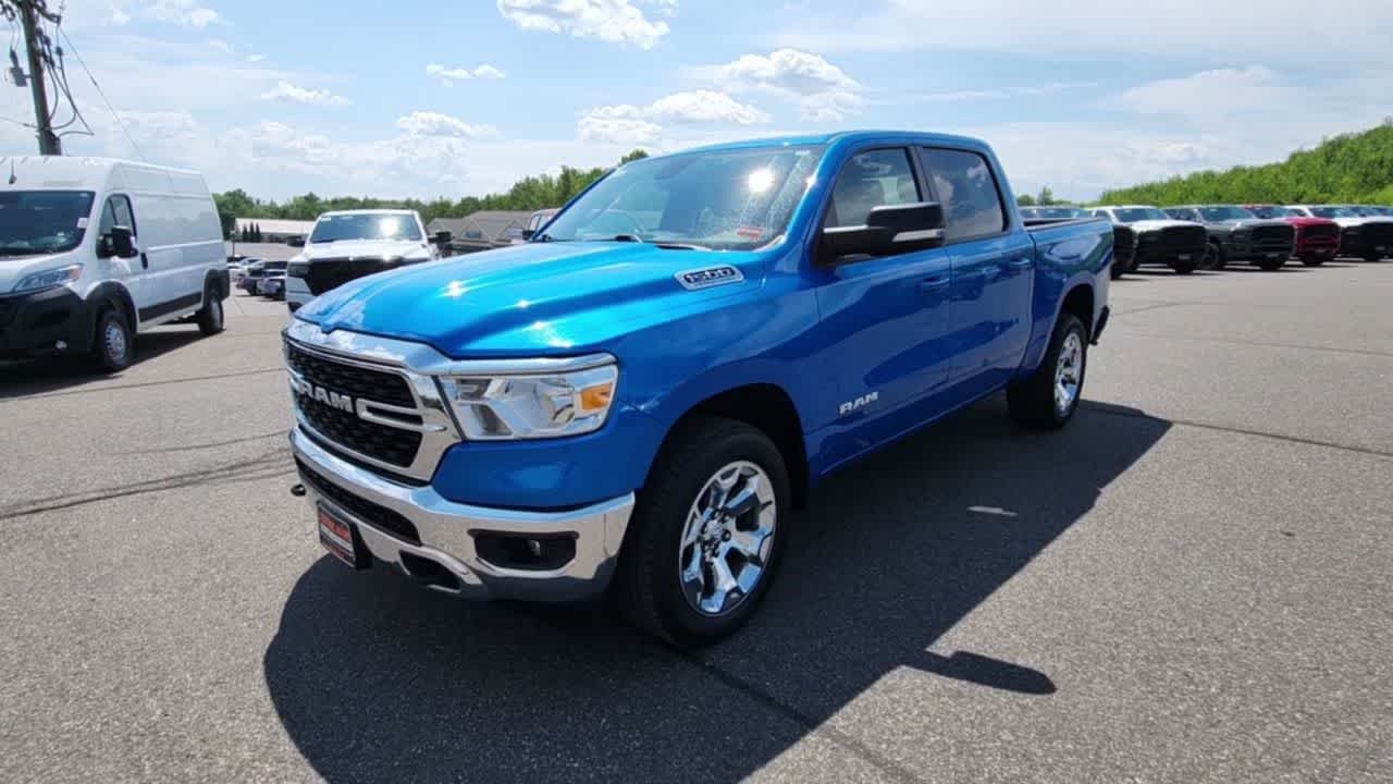 Used 2022 Hydro Blue Pearlcoat Ram Big Horn image 5