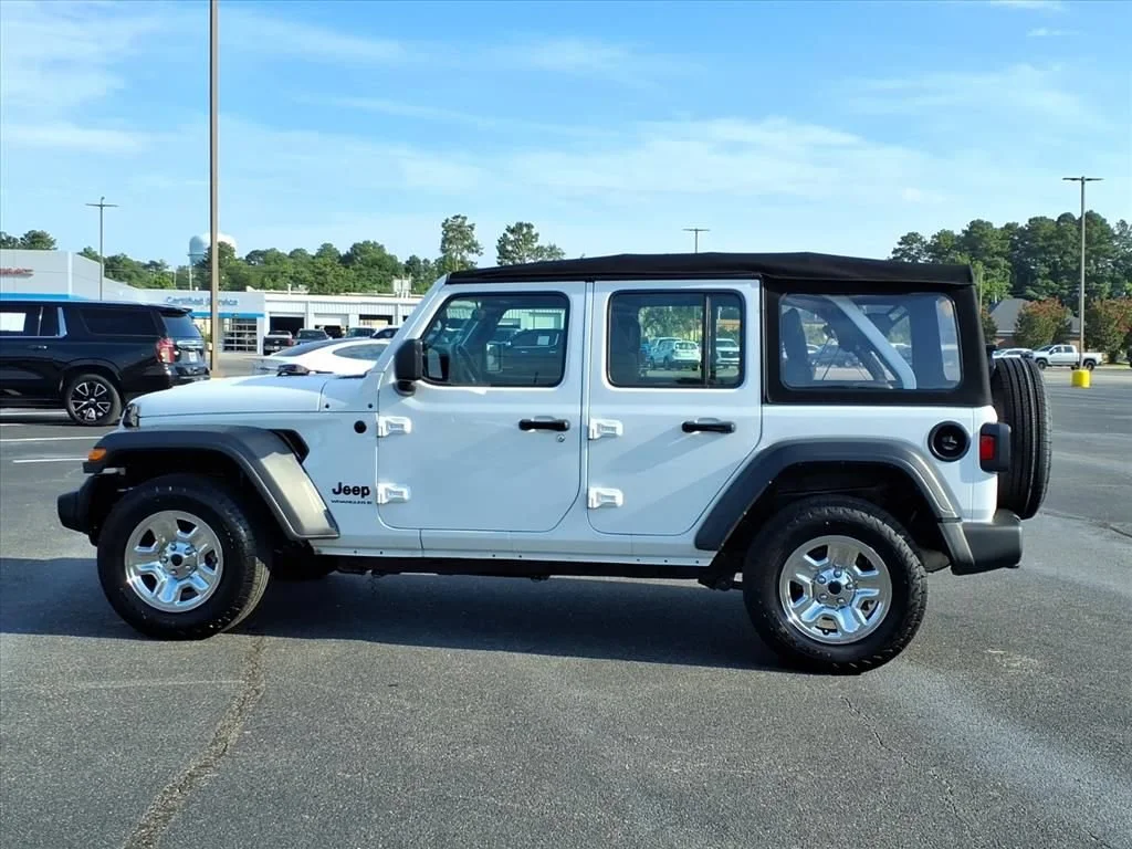 Used 2024 White Jeep 4-Door Sport 4x4 image 14
