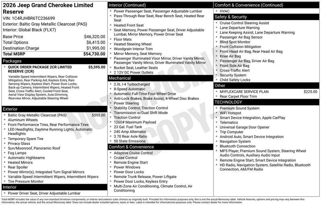 Used 2026 Gray Jeep Limited Reserve image 6