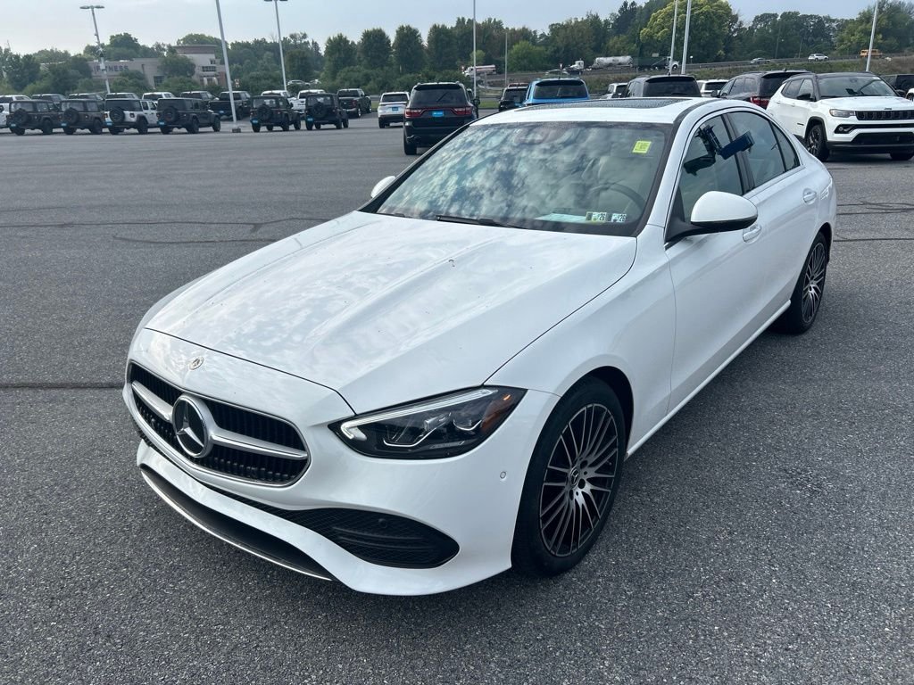 Used 2024 White Mercedes-Benz C 300 image 1