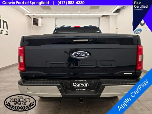 Certified Used 2022 Antimatter Blue Metallic Ford XLT image 5