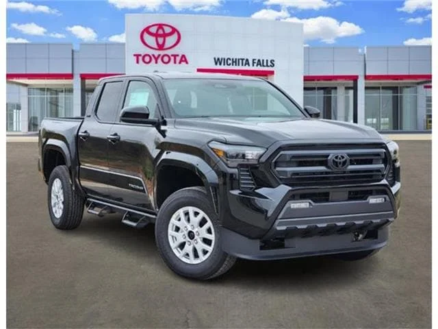 New 2025 Black Toyota SR5 4x4 Double Cab 5 ft. box image 1
