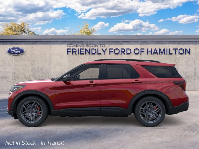 New 2026 Rapid Red Metallic Tinted Clearcoat Ford ST image 3