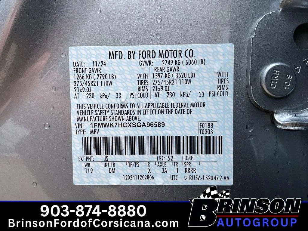 Used 2025 Iconic Silver Metallic Ford Platinum image 39