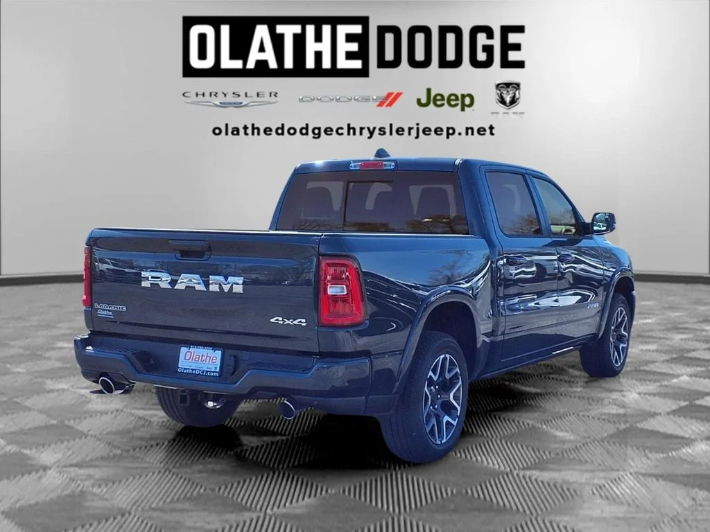 New 2026 Forged Blue Metallic Exterior Paint RAM Laramie image 27