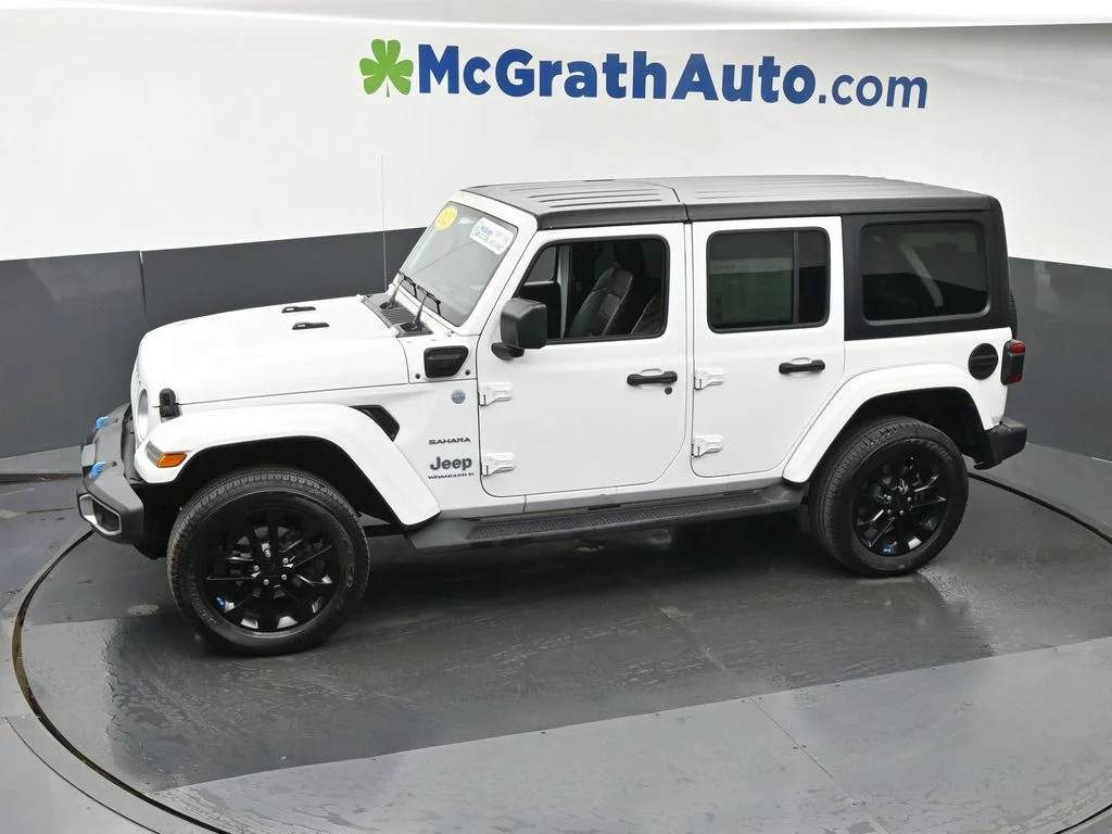Certified Used 2023 White Jeep Sahara 4xe image 21