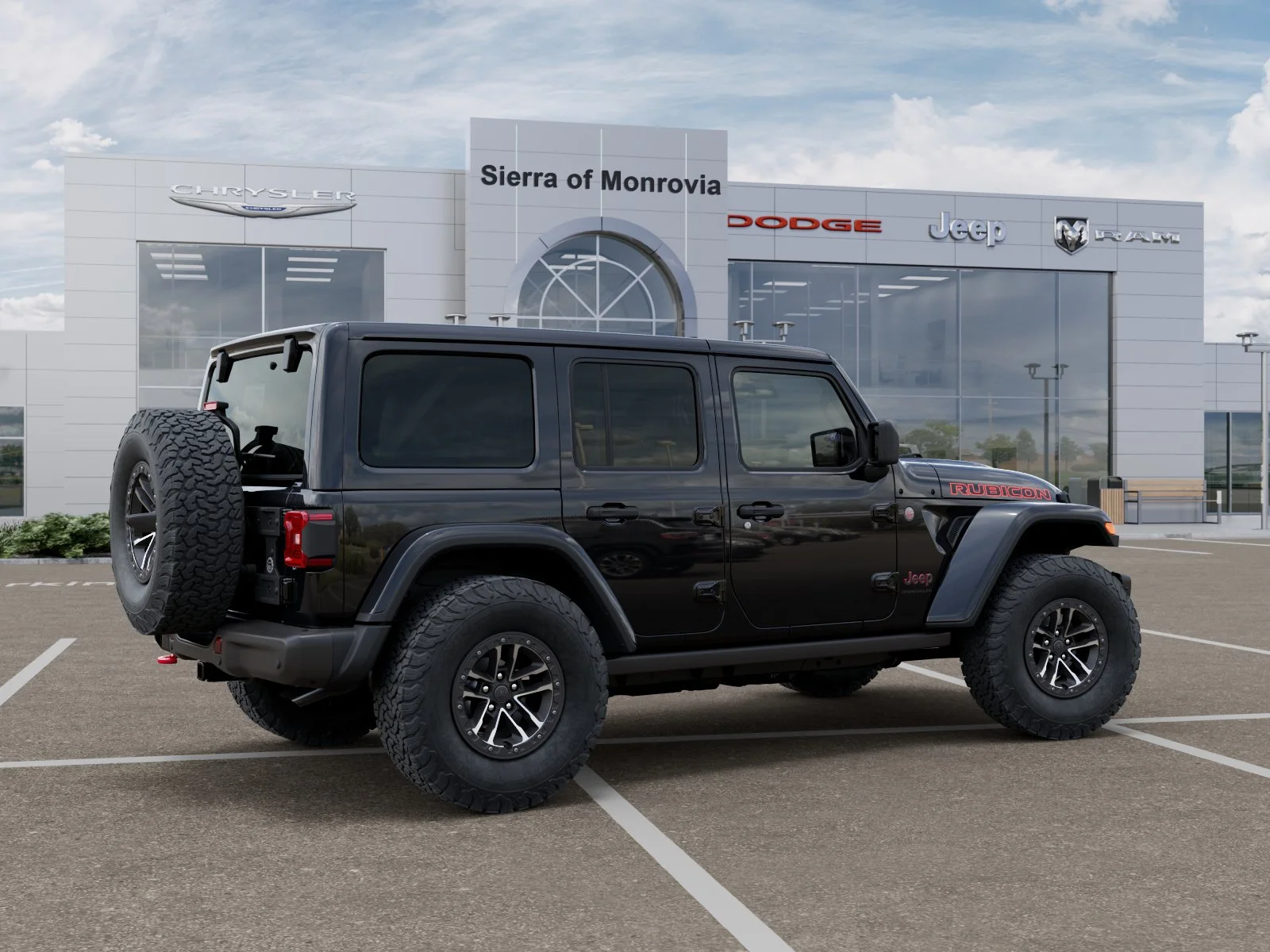 New 2026 Black Clear-Coat Exterior Paint Jeep Rubicon X image 30