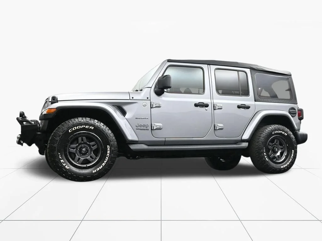 Used 2020 Billet Silver Metallic Jeep Unlimited Sahara image 39