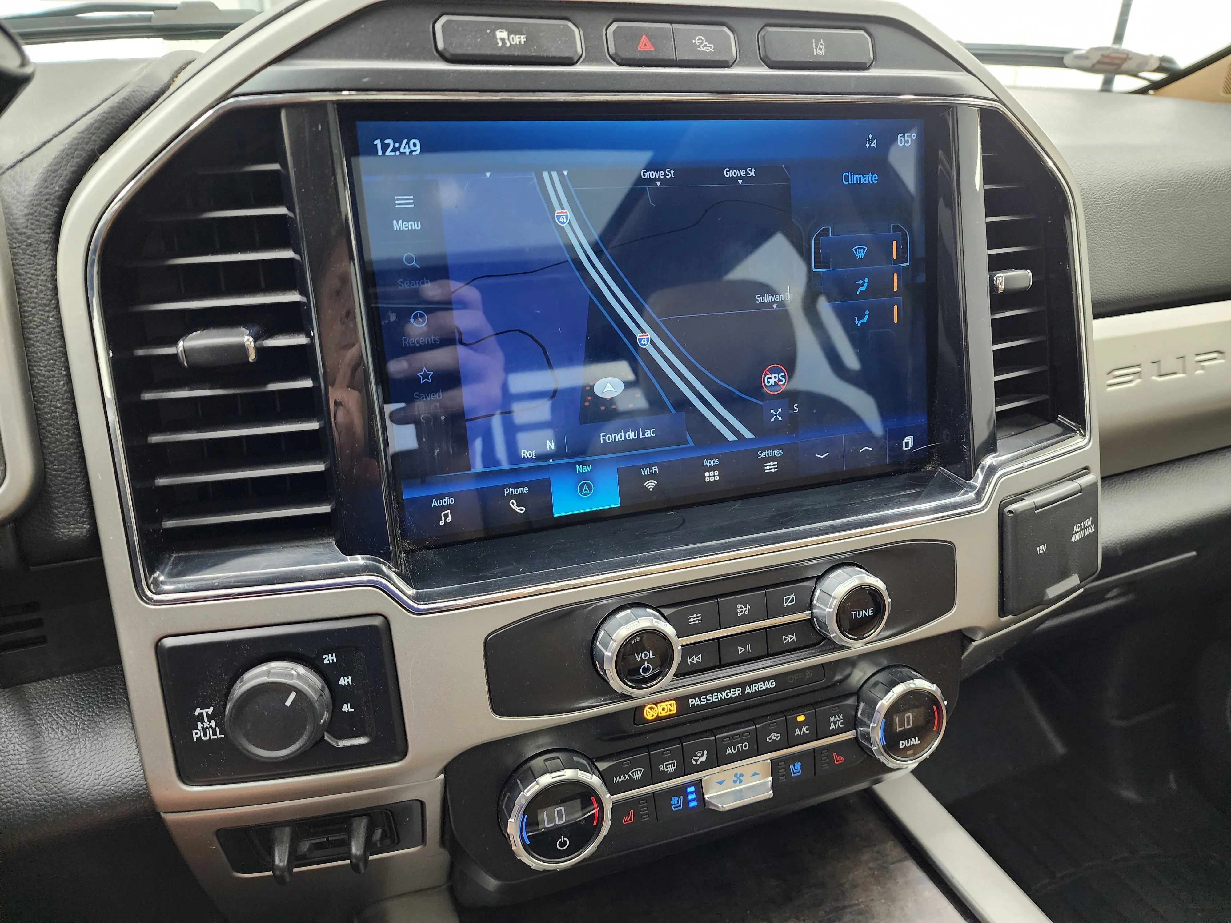 Used 2022 Agate Black Metallic Ford Lariat image 11