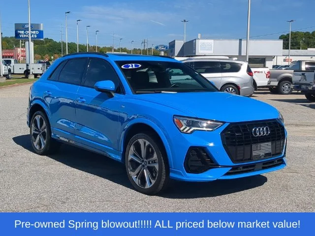 Used 2021 Blue Audi Premium Plus image 15