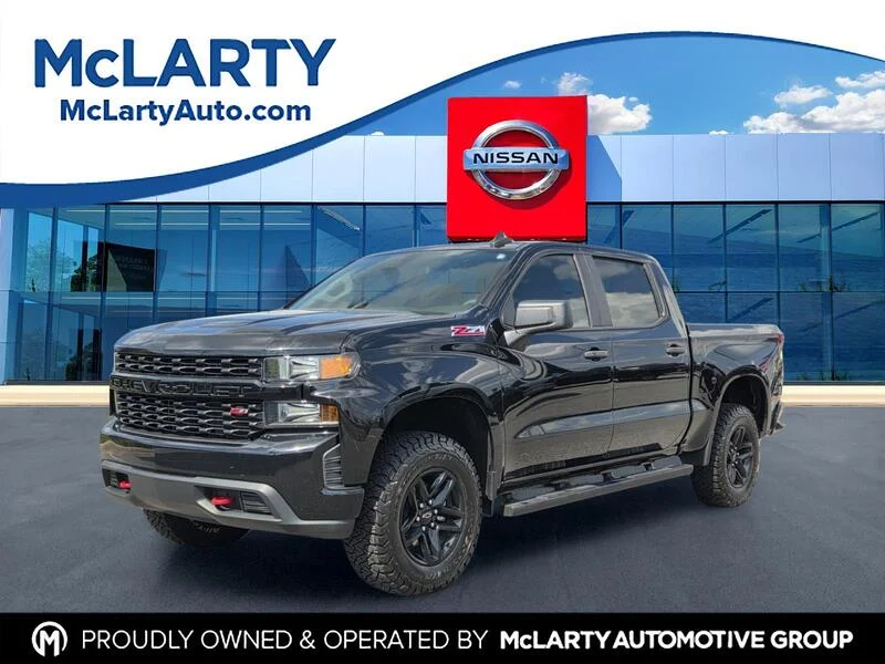 Used 2021 Black CHEVROLET 4WD CREW CAB 147" CUSTOM TRAIL BOSS image 1
