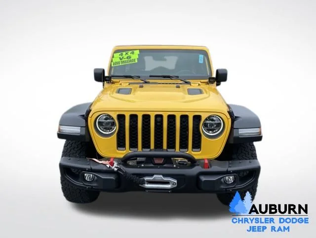 Used 2021 Yellow Jeep Unlimited Rubicon image 3