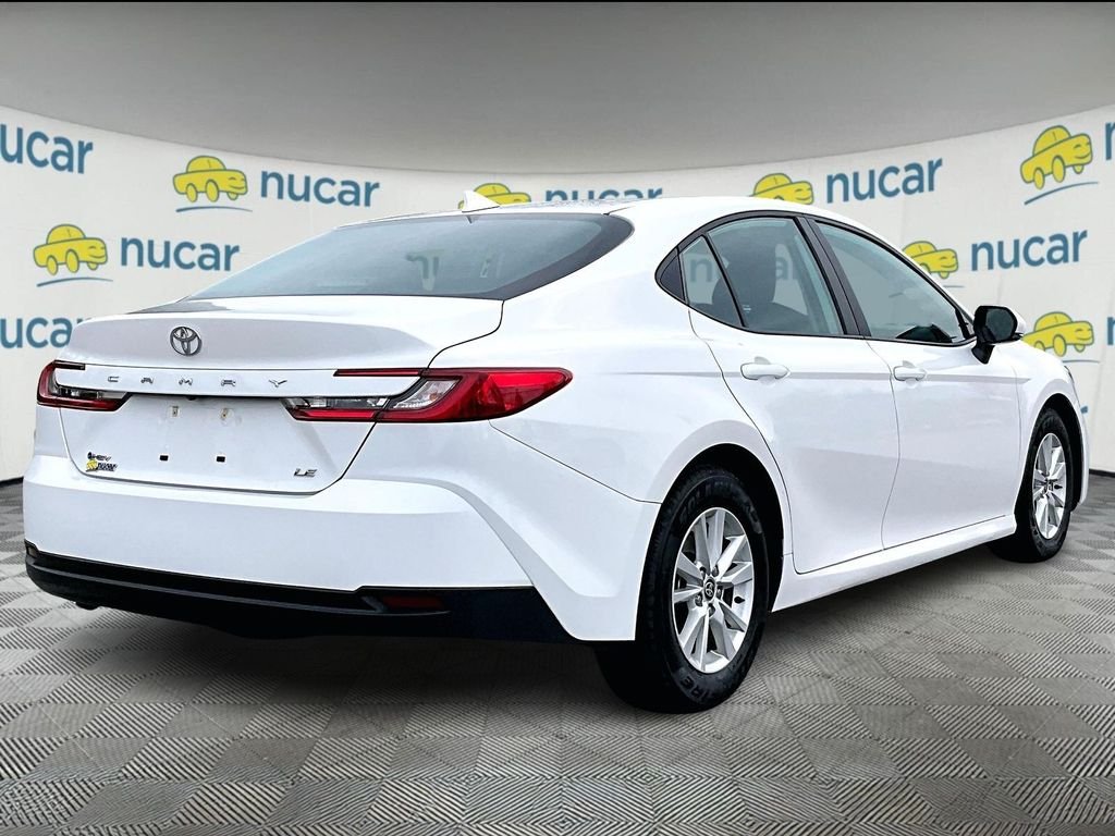 Used 2025 White Toyota LE image 6