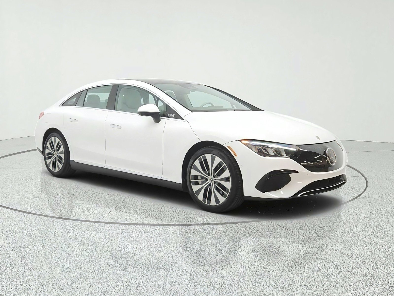 Certified Used 2024 Polar White Mercedes-Benz EQE 350+ Sedan image 3