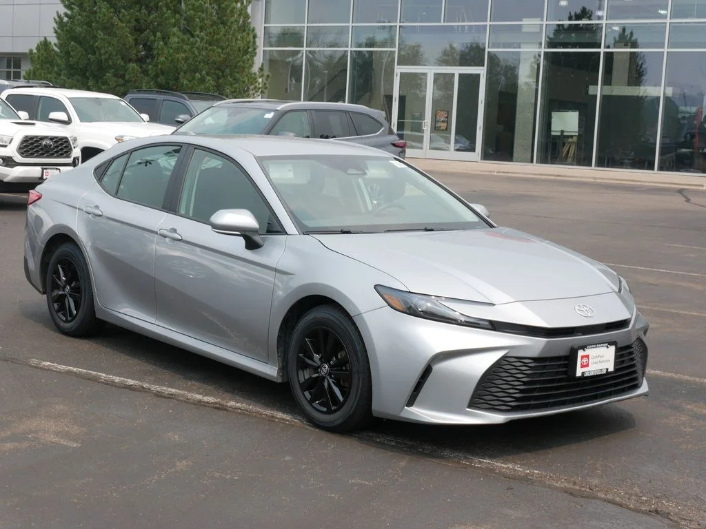 Certified Used 2025 Silver Toyota LE image 2