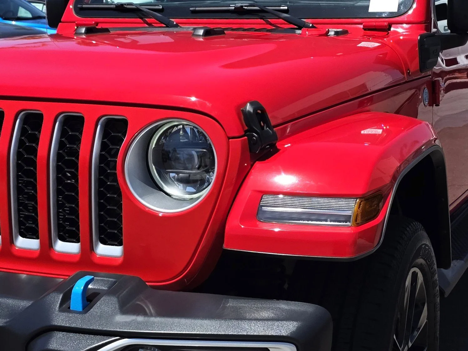 Used 2023 Firecracker Red Clearcoat Jeep Sahara 4xe image 8