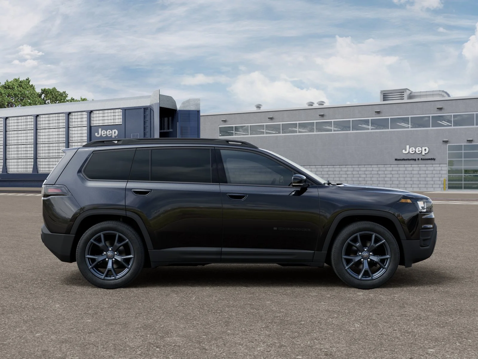 New 2026 Diamond Black Crystal Pearl-Coat Exterior Paint Jeep  image 12