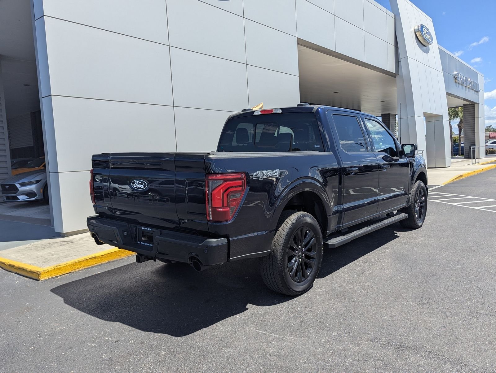 Certified Used 2025 Blue Metallic Ford Lariat image 5