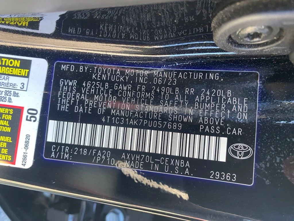 Used 2023 Black Toyota LE image 17