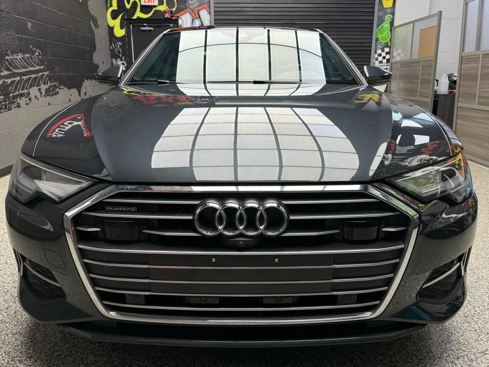 Used 2023 Manhattan Gray Metallic (h1h1) Audi quattro Premium 45 TFSI image 2