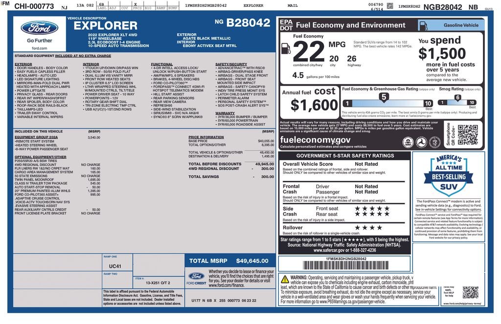 Used 2022 Black Ford XLT image 24