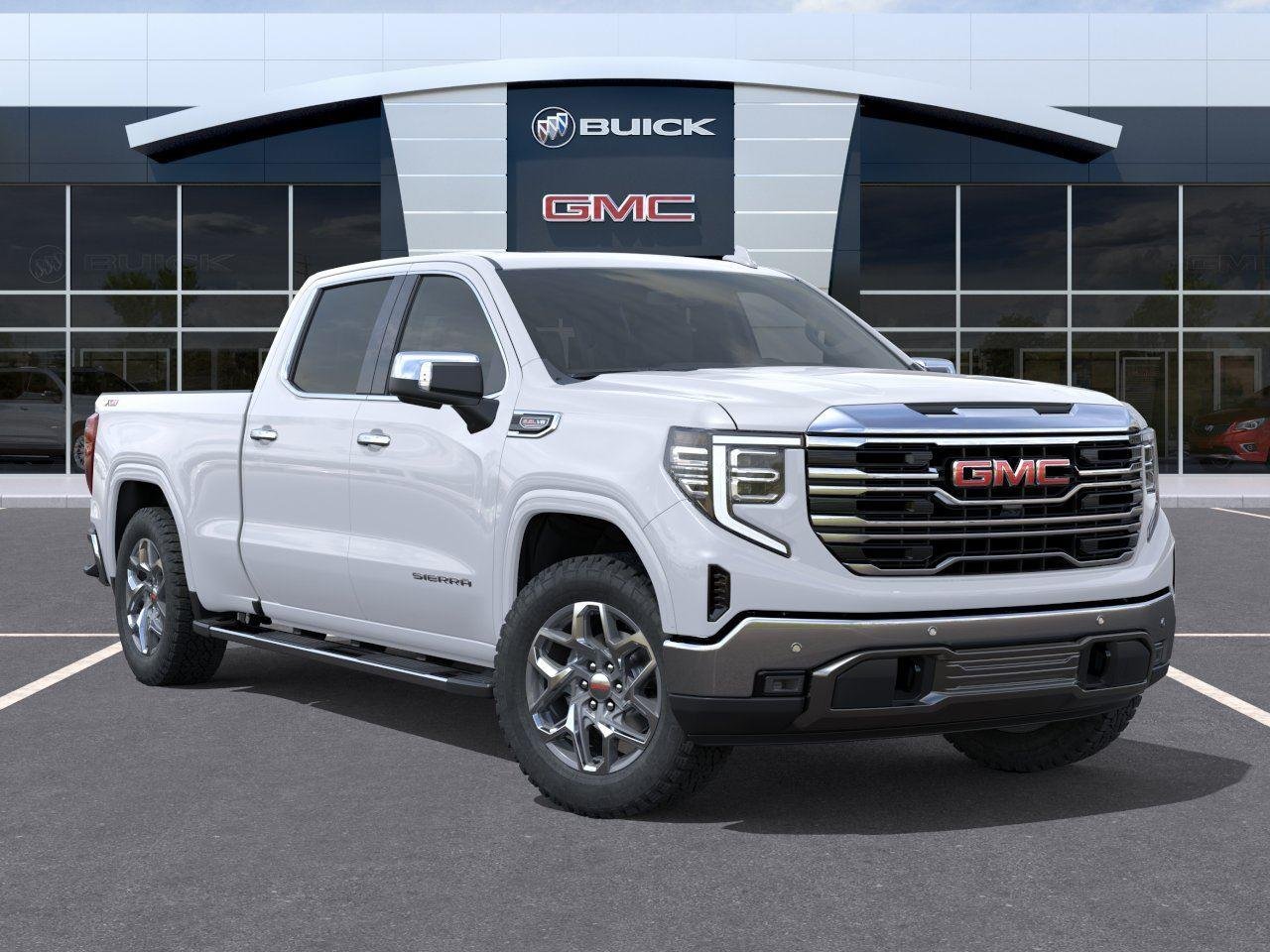 New 2026 Glacier White Tricoat GMC SLT image 7