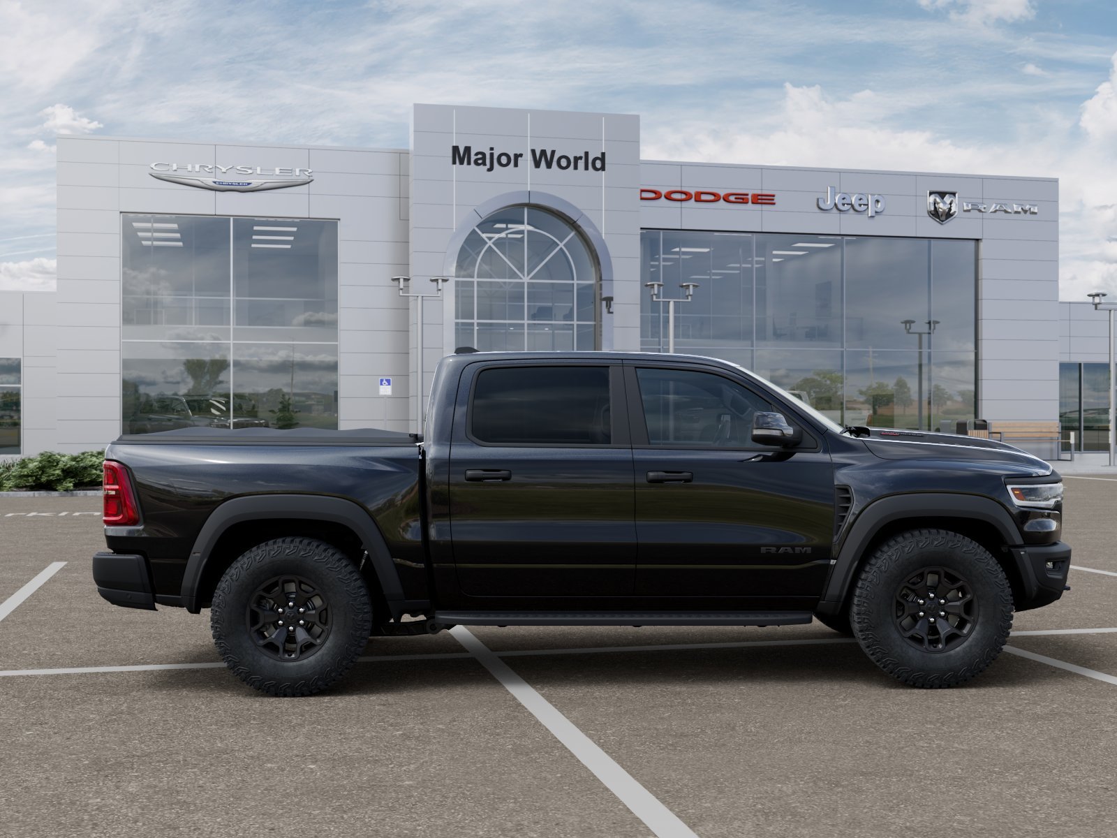 New 2026 Diamond Black Crystal Pearl-Coat Exterior Paint RAM  image 21