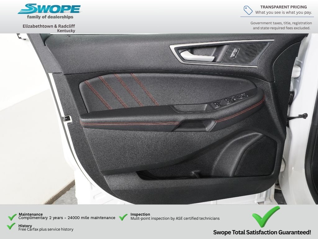 Used 2024 Star White Metallic Tri-Coat Ford ST-Line image 13