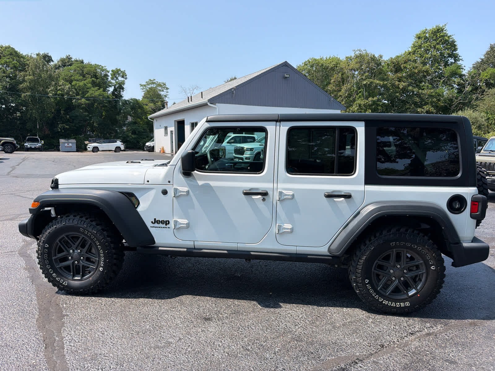 Certified Used 2024 Bright White Clearcoat Jeep Sport S image 4