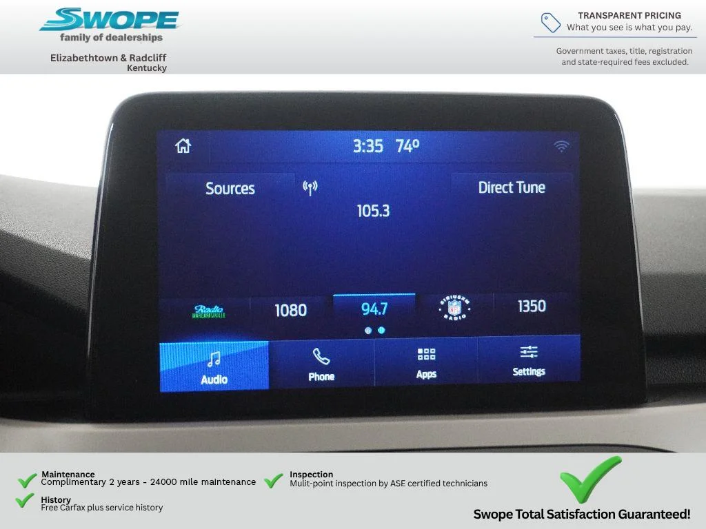Used 2020 Dark Persian Green Metallic Ford SE image 22