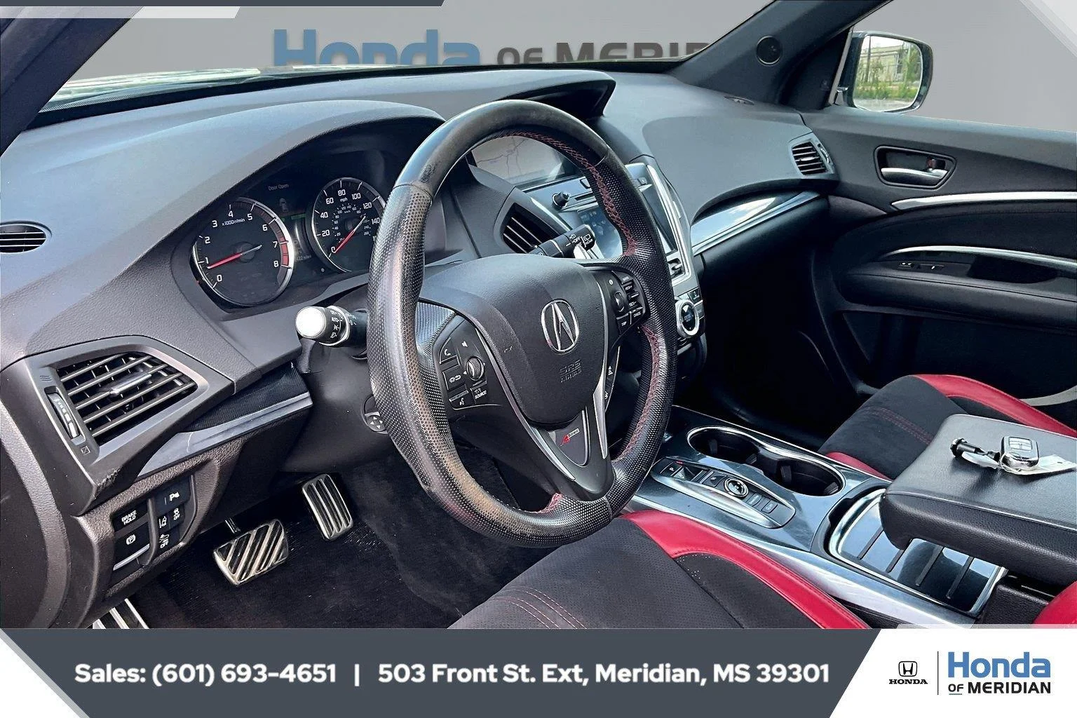Used 2020 Majestic Black Pearl Acura SH-AWD w/Tech w/A-SPEC image 12
