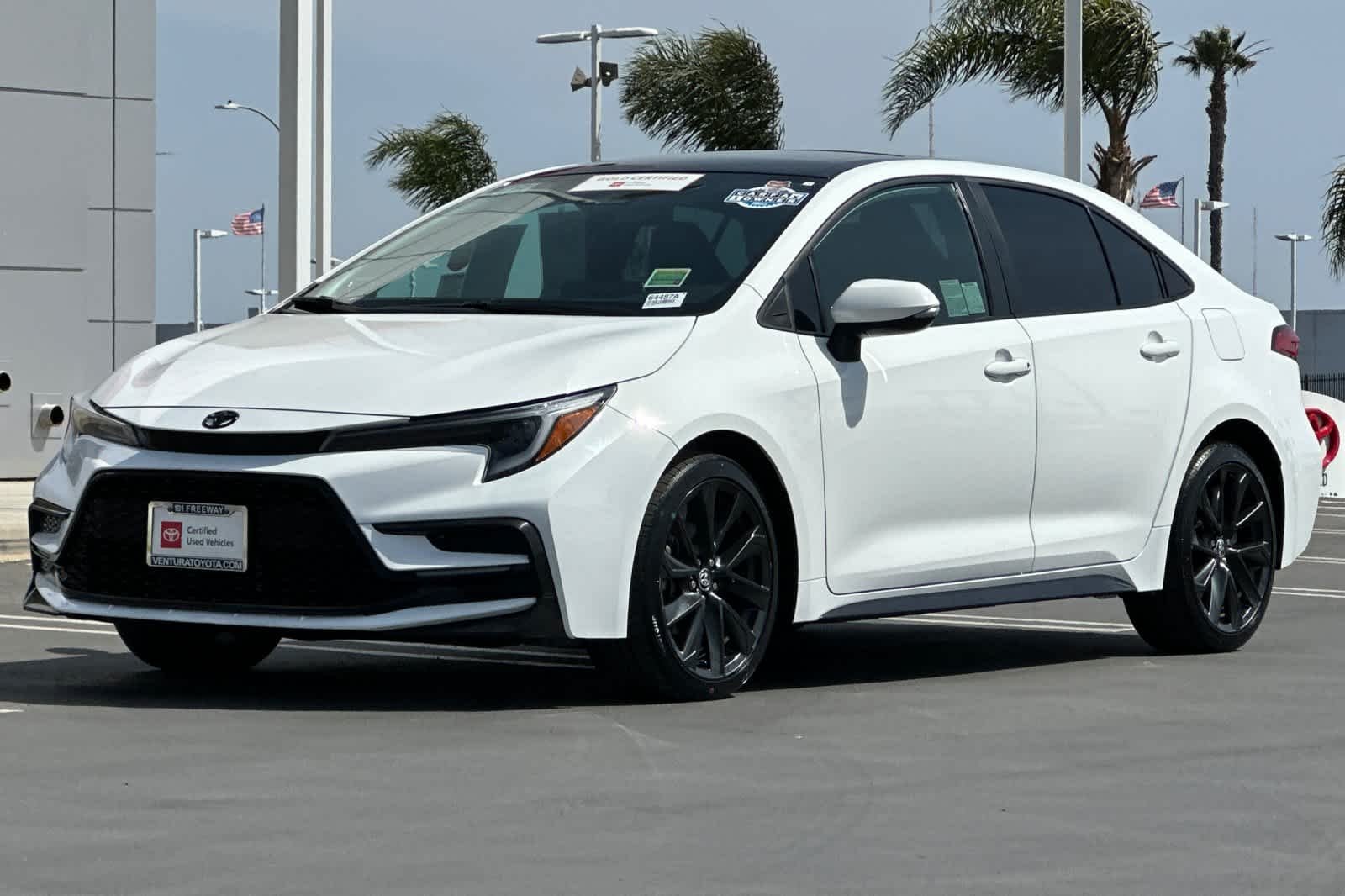 Certified Used 2024 Ice Cap/Midnight Black Metallic Toyota XSE image 8