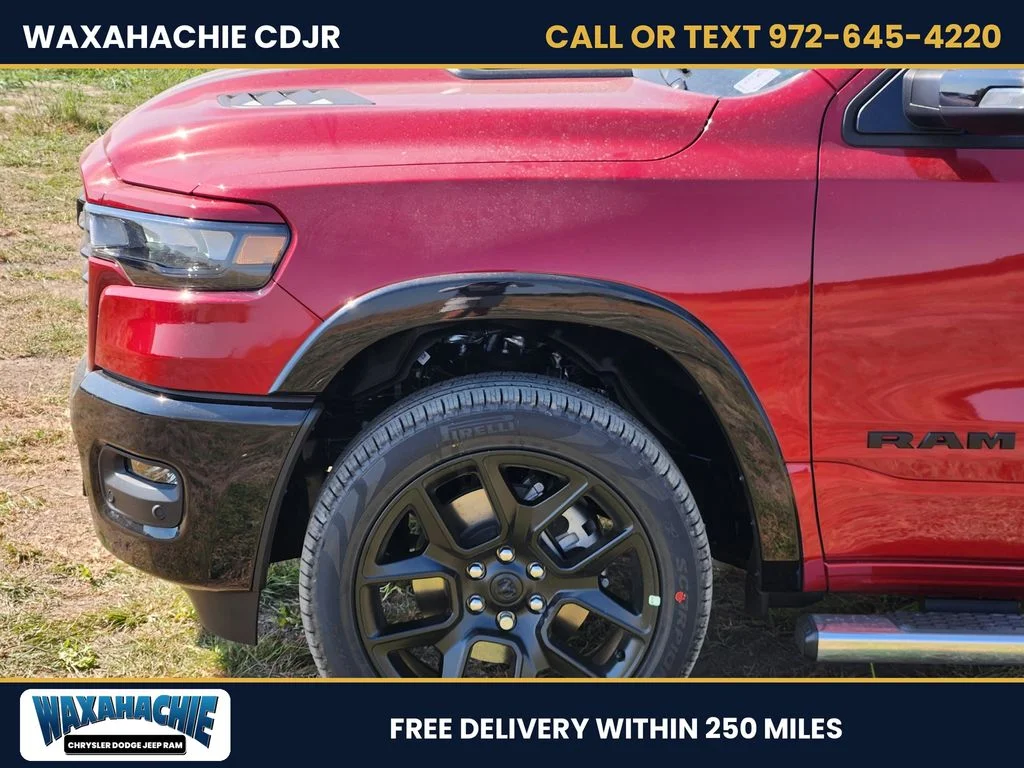 New 2026 Molten Red Pearl-Coat Exterior Paint RAM Laramie image 7
