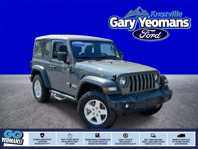 Certified Used 2020 Gray Clearcoat Jeep Sport image 1