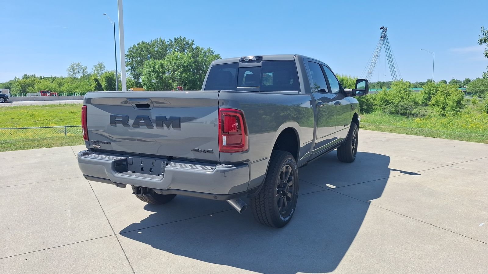 New 2026 Ceramic Gray Clear-Coat Exterior Paint RAM Laramie image 5