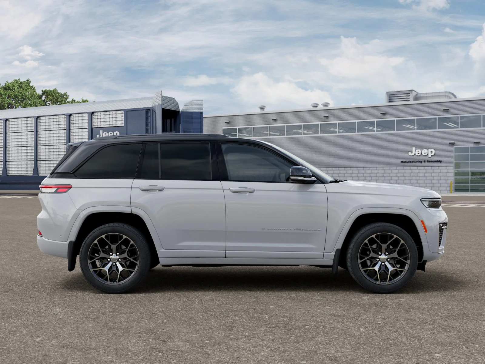 New 2026 Bright White Clear-Coat Exterior Paint Jeep Summit image 12