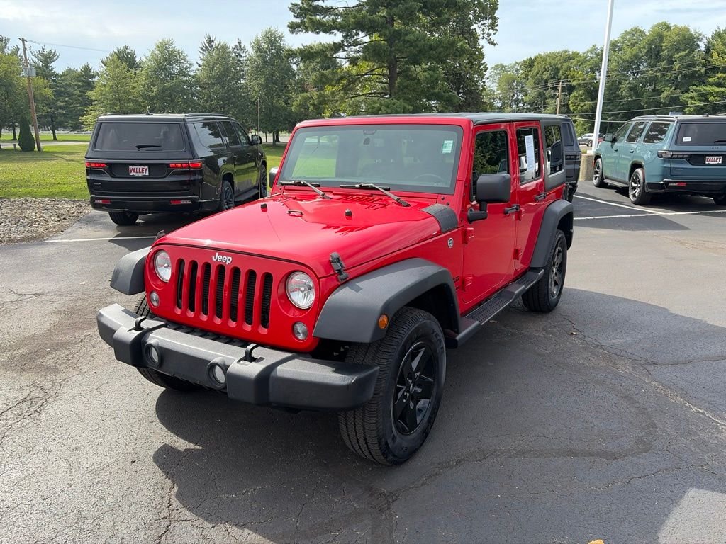 Used 2017 Jeep Wrangler Unlimited Sport S with VIN 1C4BJWDG4HL730133 for sale in Bryan, OH