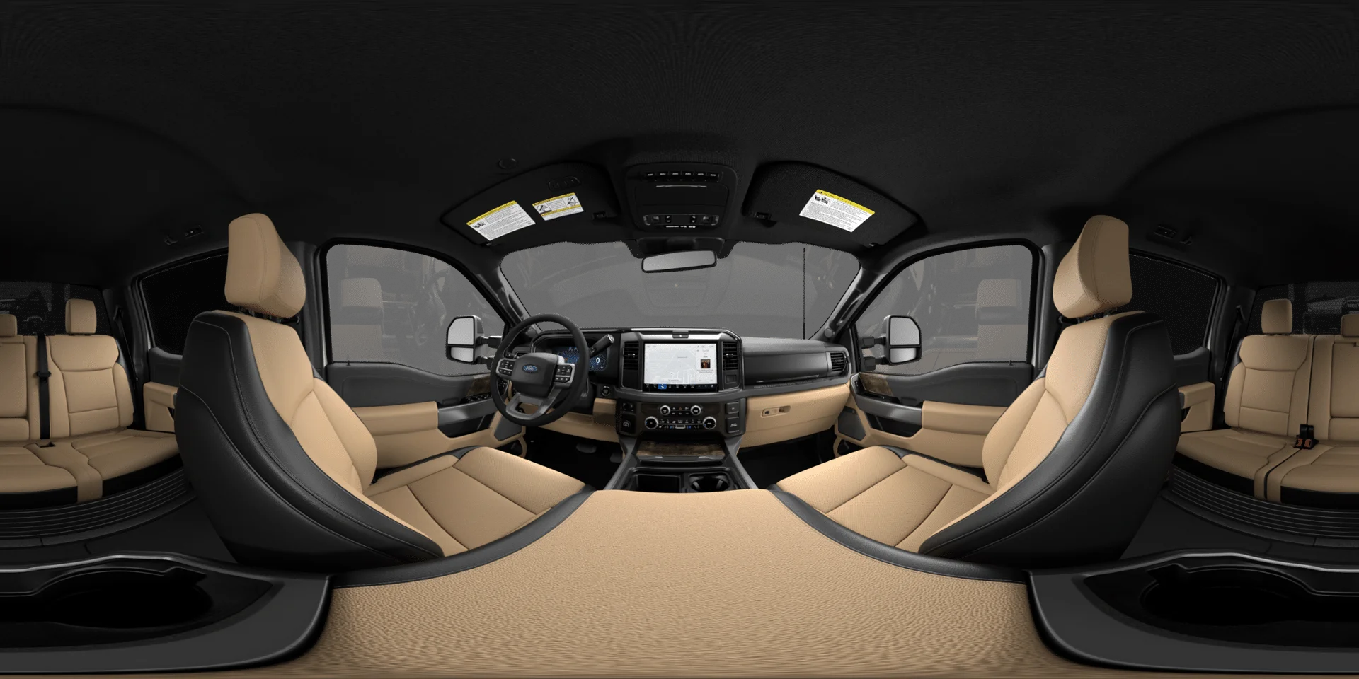 New 2027 Star White Metallic Tri-Coat Ford Lariat image 8