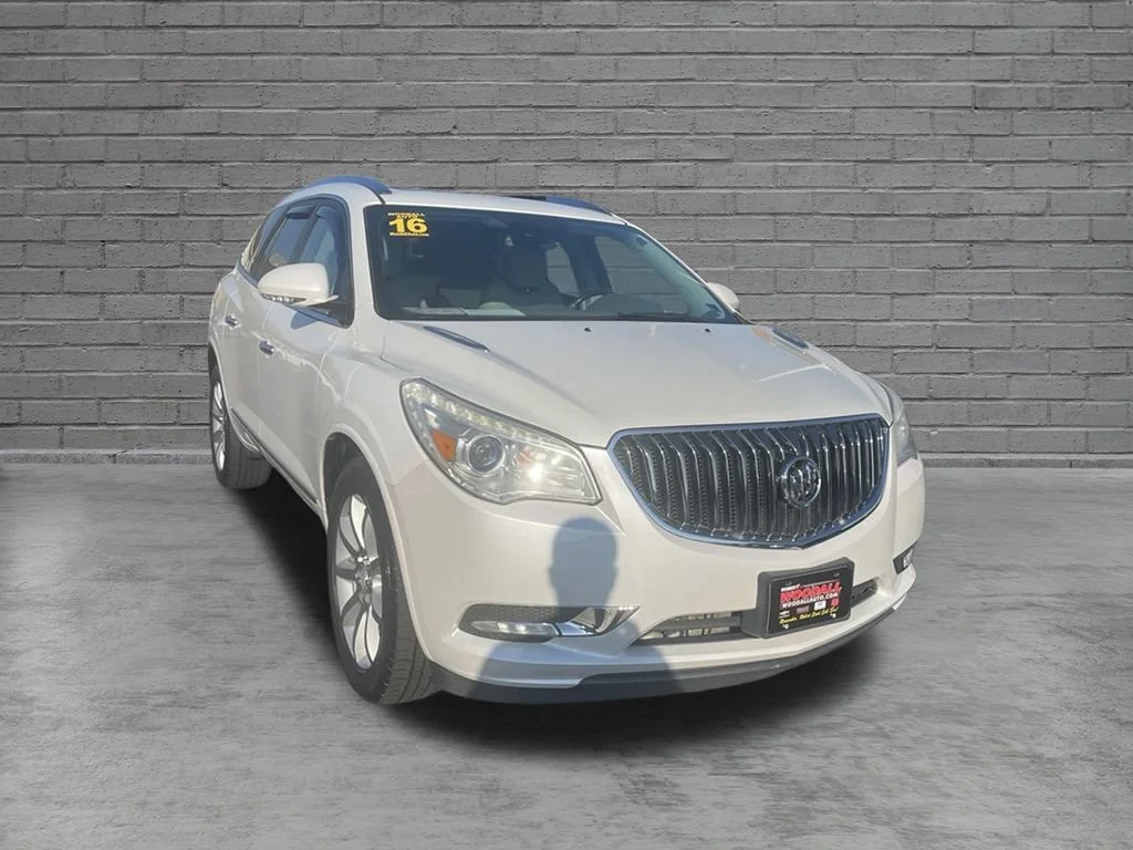 Used 2016 WHITE FROST TRICOAT Buick Premium image 1