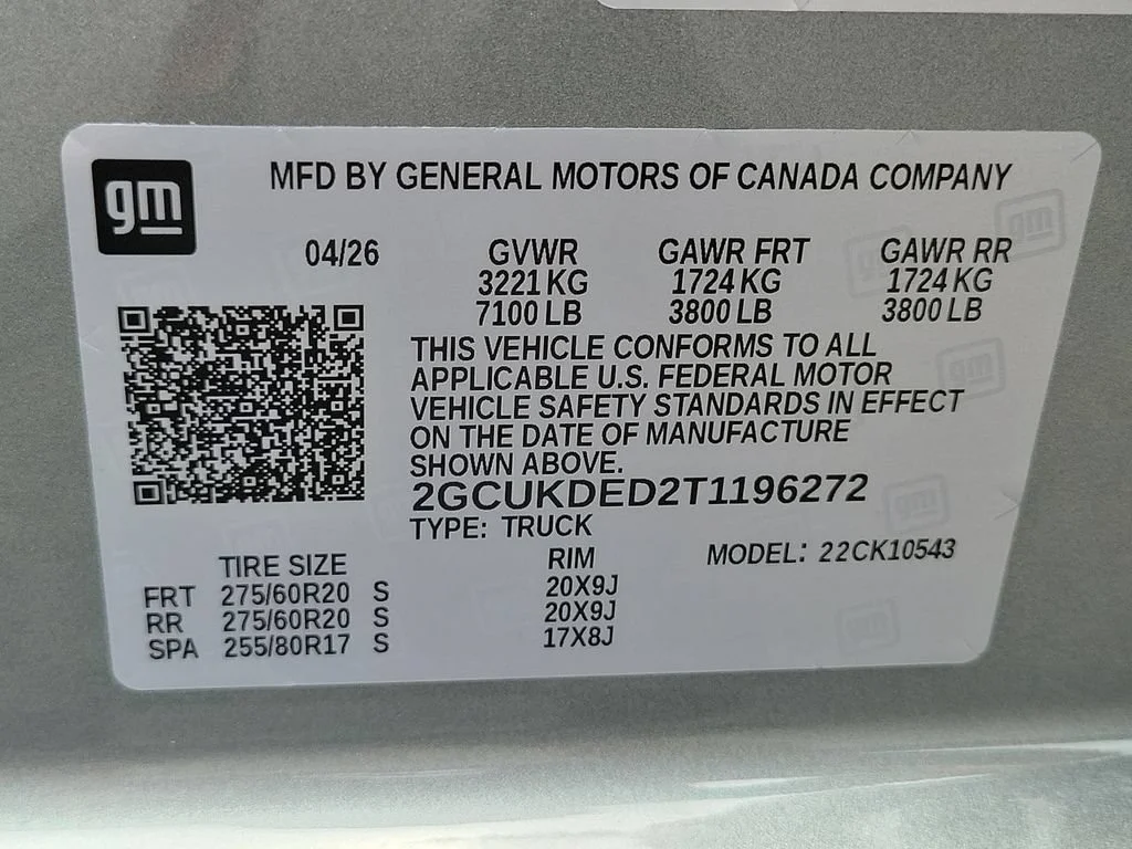 New 2026 Sterling Gray Metallic Chevrolet LT image 25