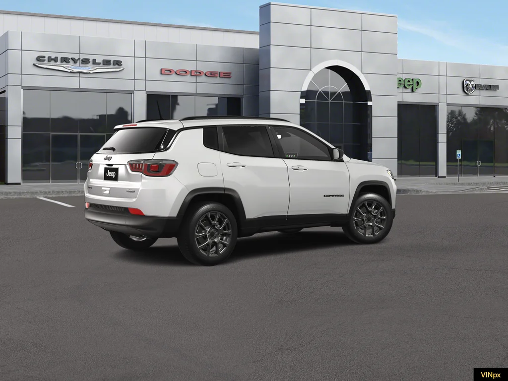 New 2026 Bright White Clear-Coat Exterior Paint Jeep Latitude image 7