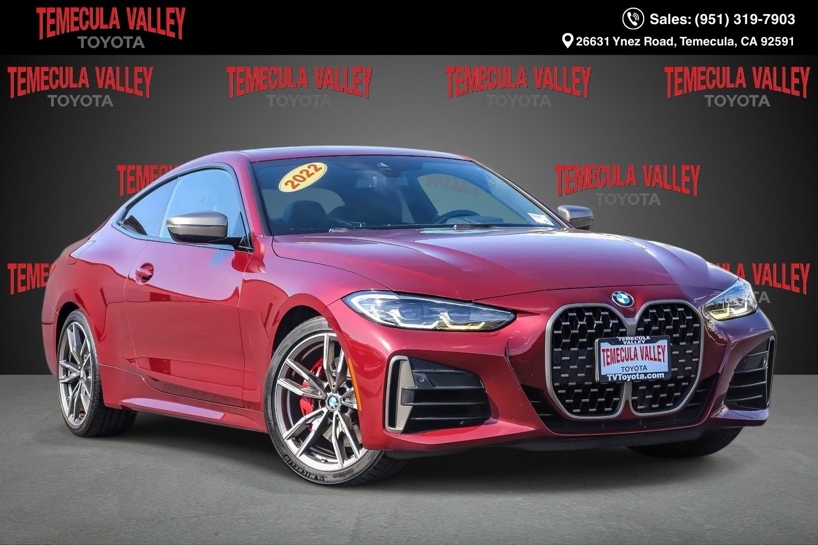 Used 2022 Aventurin Red Metallic BMW M440i xDrive image 1